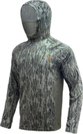 Palmyth Hunting Hoodie with Mask for Men - UPF 50+ Camo Sun Shirt Stay