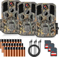 Trail Camera 3 Pack 36MP 1920P HD Game Camera - Fast Trigger Night
