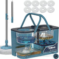 Spin Mop and Bucket System - Separates Dirty and Clean Water