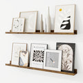 RICHFOCUS Picture Ledge Shelf Set of 2 for Stylish Display