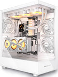 Mid Tower Gaming Case | 3 Non-LED Fans, Type-C, Dual Glass
