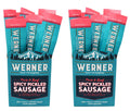 Spicy Pickled Sausage Pack of 24 - Bold Vinegar and Heat Snack