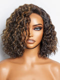Curly Bob Wig 10in Glueless Human Hair - Ready to Wear
