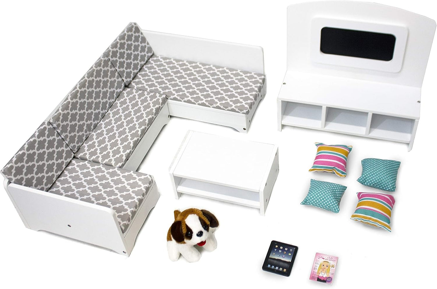 Realistic 18 Inch Doll Furniture Set for Imaginative Play