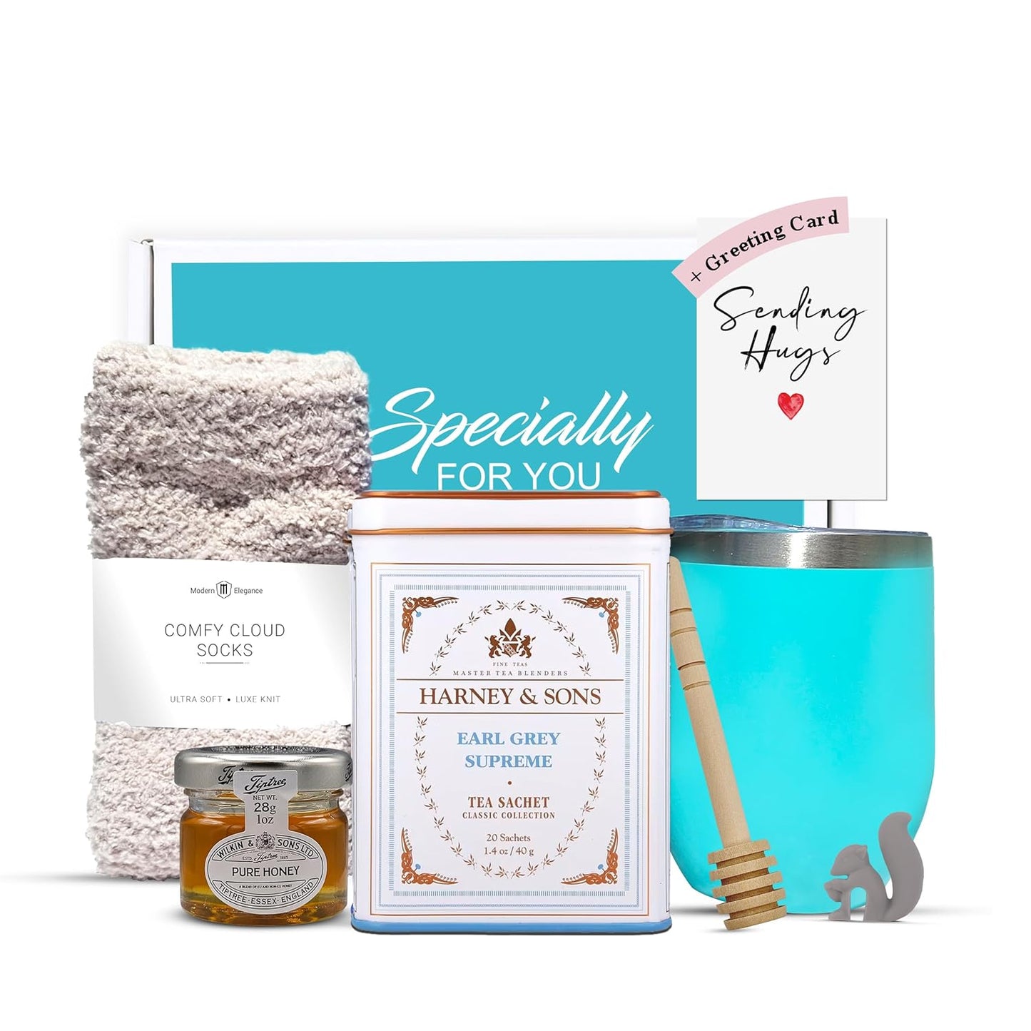 Tea Gift Set for Women - Thoughtful Get Well Gift Box