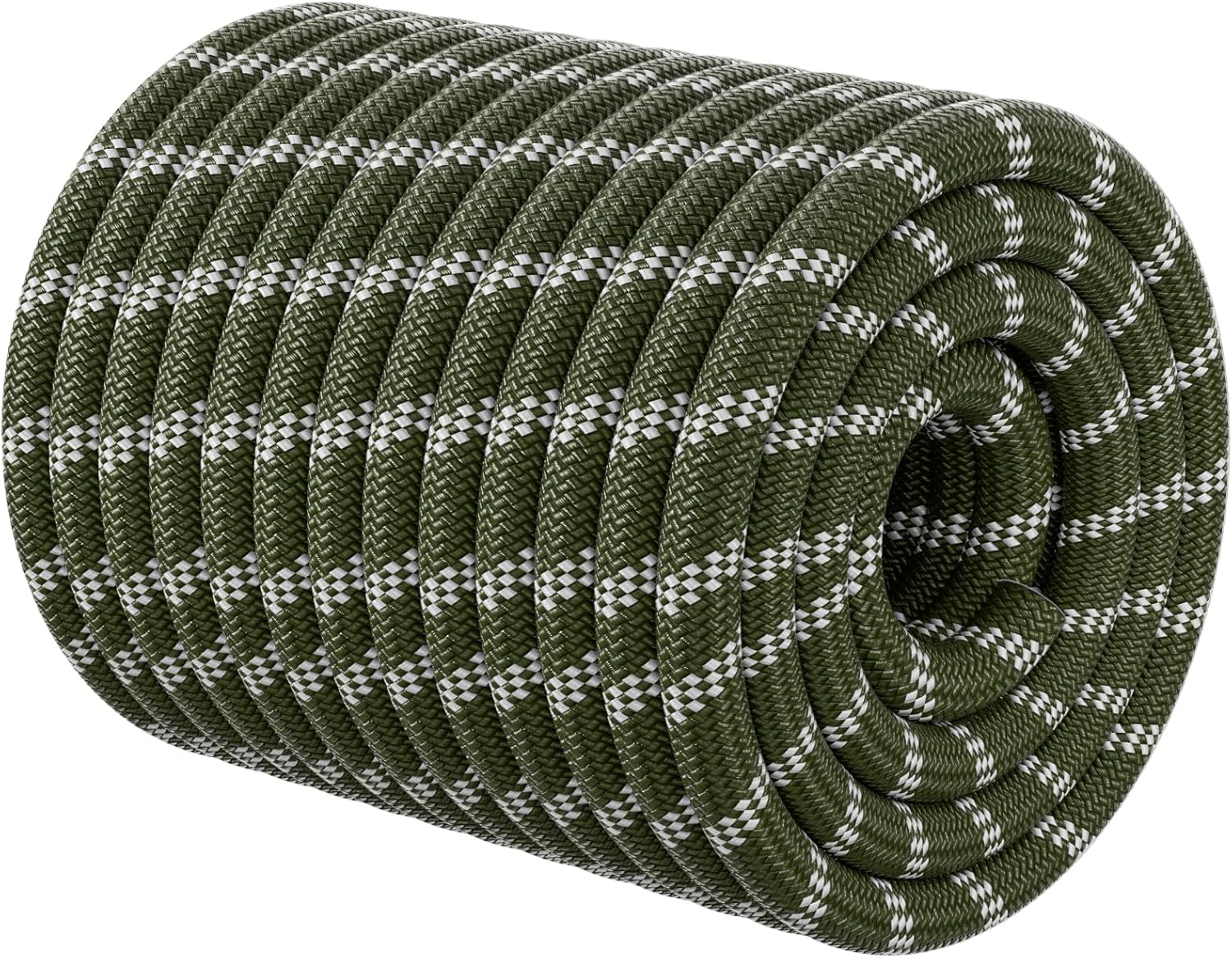 Double Braided Arborist Rigging Rope - 1/2 in X 150 ft Heavy Duty