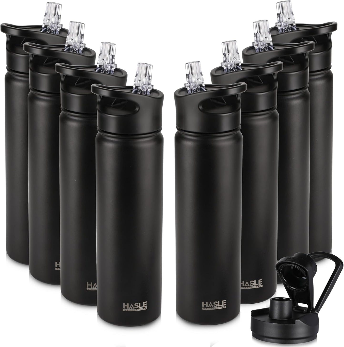 HASLE OUTFITTERS Insulated Water Bottle Keeps Drinks Cold or Hot