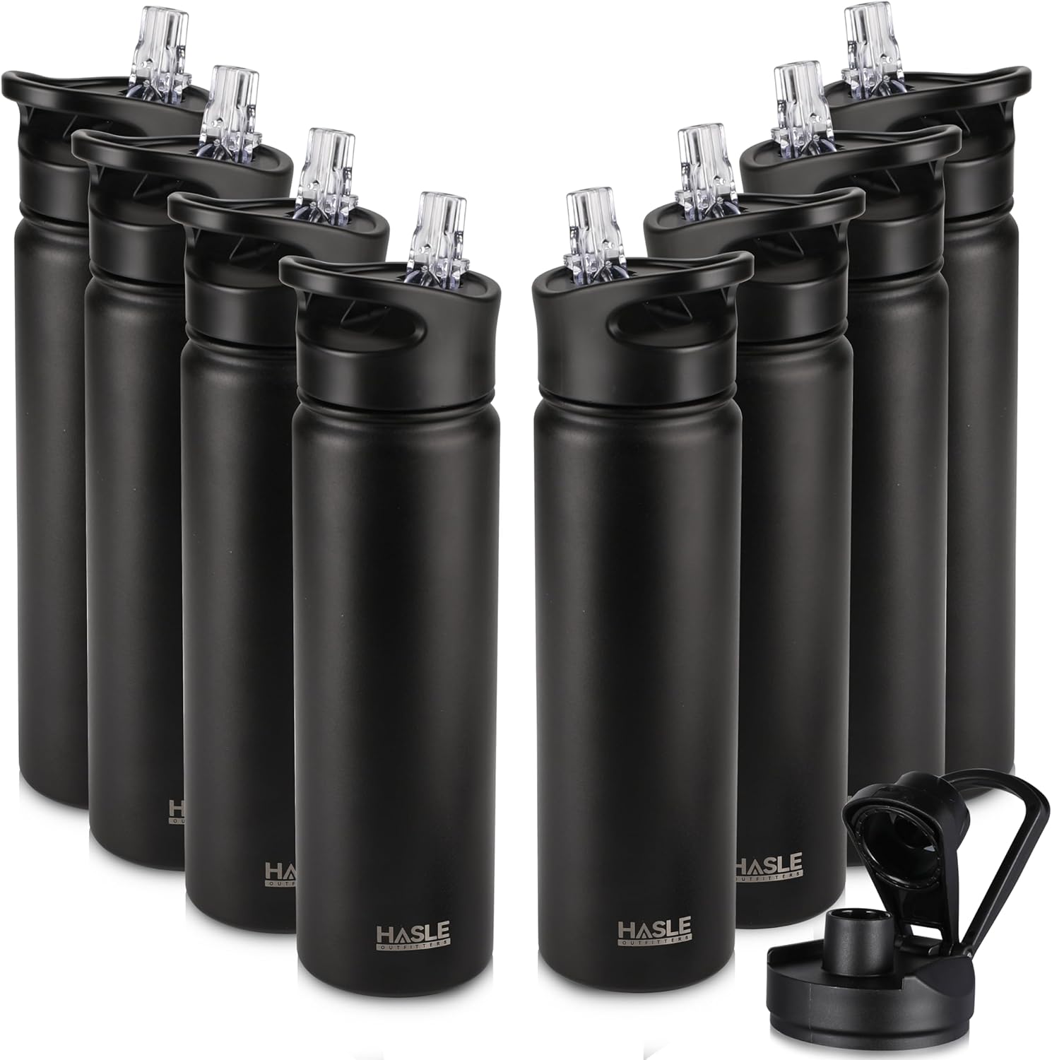 HASLE OUTFITTERS Insulated Water Bottle Keeps Drinks Cold or Hot
