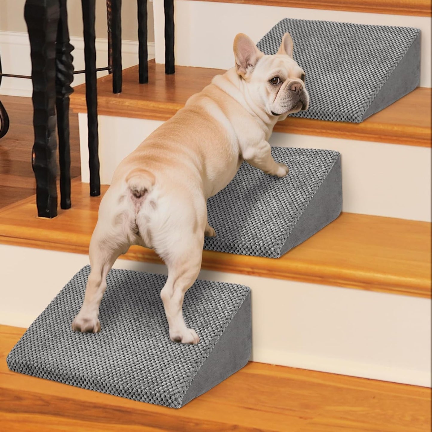 40D Dog Ramp for Stairs - Perfect Pet Steps for Small Dogs
