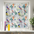 Colorful Birds Window Privacy Film 45.2 x 157.4 in - Rainbow Reusable