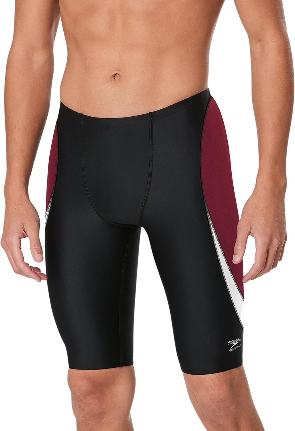 Speedo Men's Endurance+ Splice Jammer Swimsuit for Team Colors