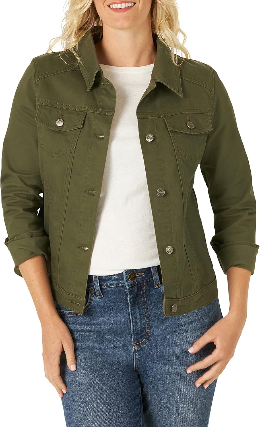 Riders by Lee Indigo Women's Denim Jacket for All Day Comfort