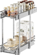 DINDON Pull Out Cabinet Organizer 2-Tier (7-1/2 in W x 21-1/2 in D)
