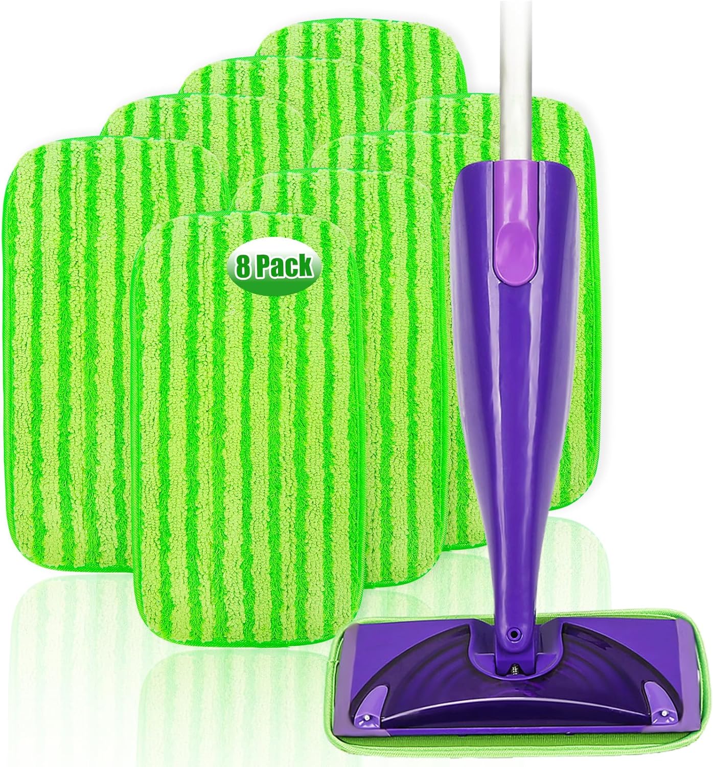 8-Pack Reusable Wet Spray Pad Refills