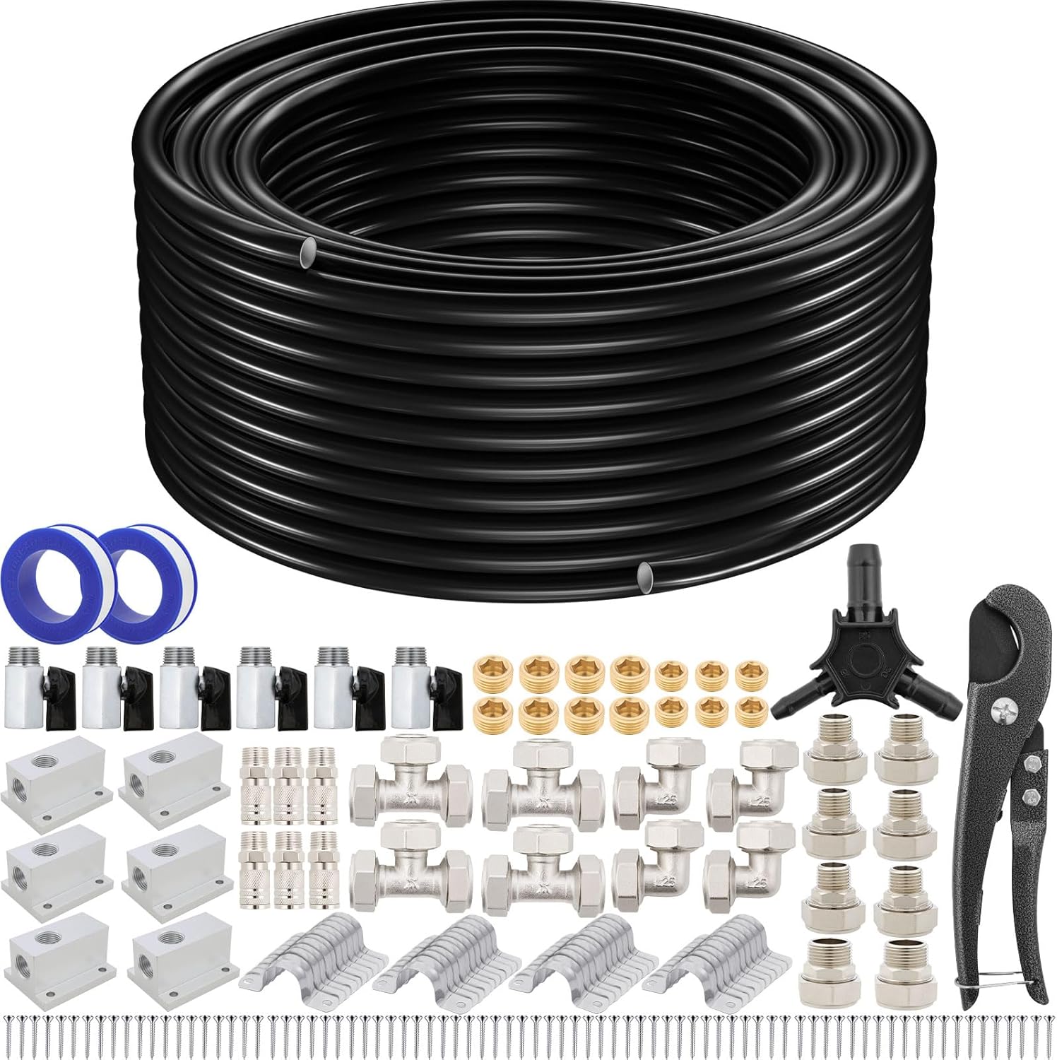 Doniks 3/4 x 200 FT Black HDPE Air Piping Kit