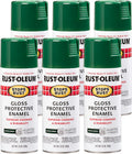 Rust-Oleum Stops Rust Spray Paint 6-Pack - Gloss Hunter Green