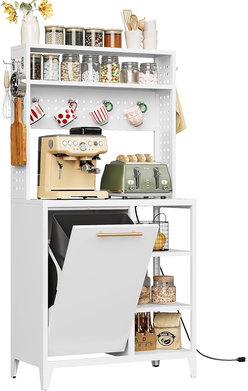 6-Tier Kitchen Coffee Station & Cabinet - SISESOL