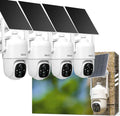 SOVMIKU 4CQ1 AI 2K Solar Security Camera - Long Battery Life