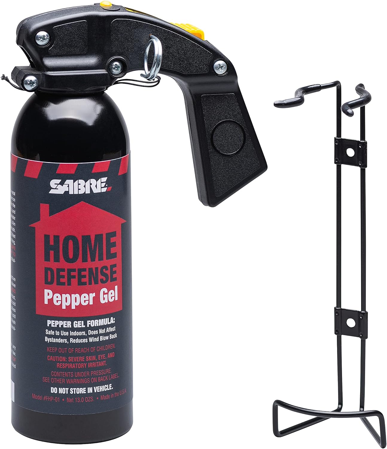 SABRE Red Home Defense Pepper Gel with Wall Mount for Easy Access