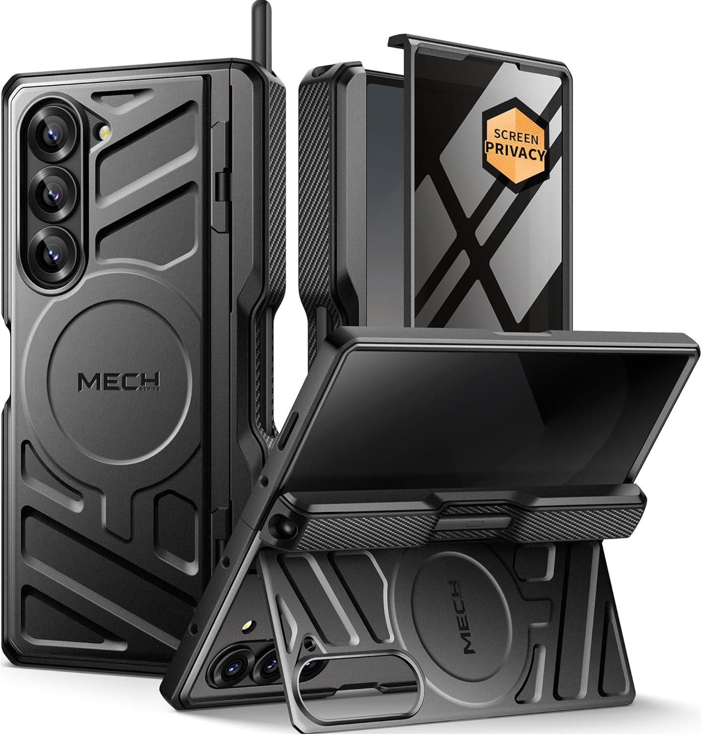 Samsung Galaxy Z Fold 6 Case with Privacy Screen Protector