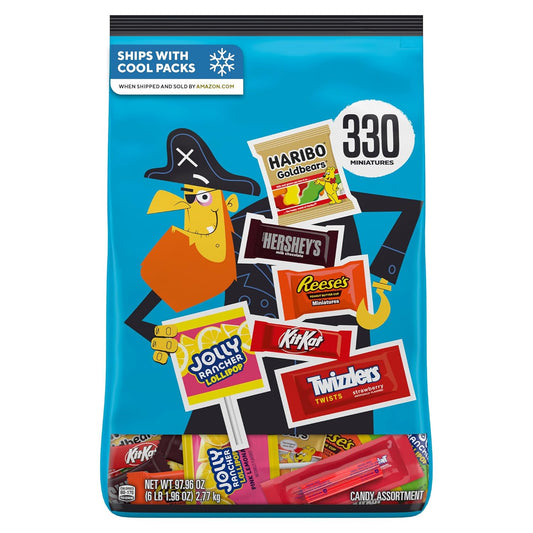 Hershey Miniatures Assorted Flavored Halloween Candy Bulk Bag
