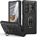Samsung Galaxy Z Fold 6 Case Silicone with Ring Stand - Rugged