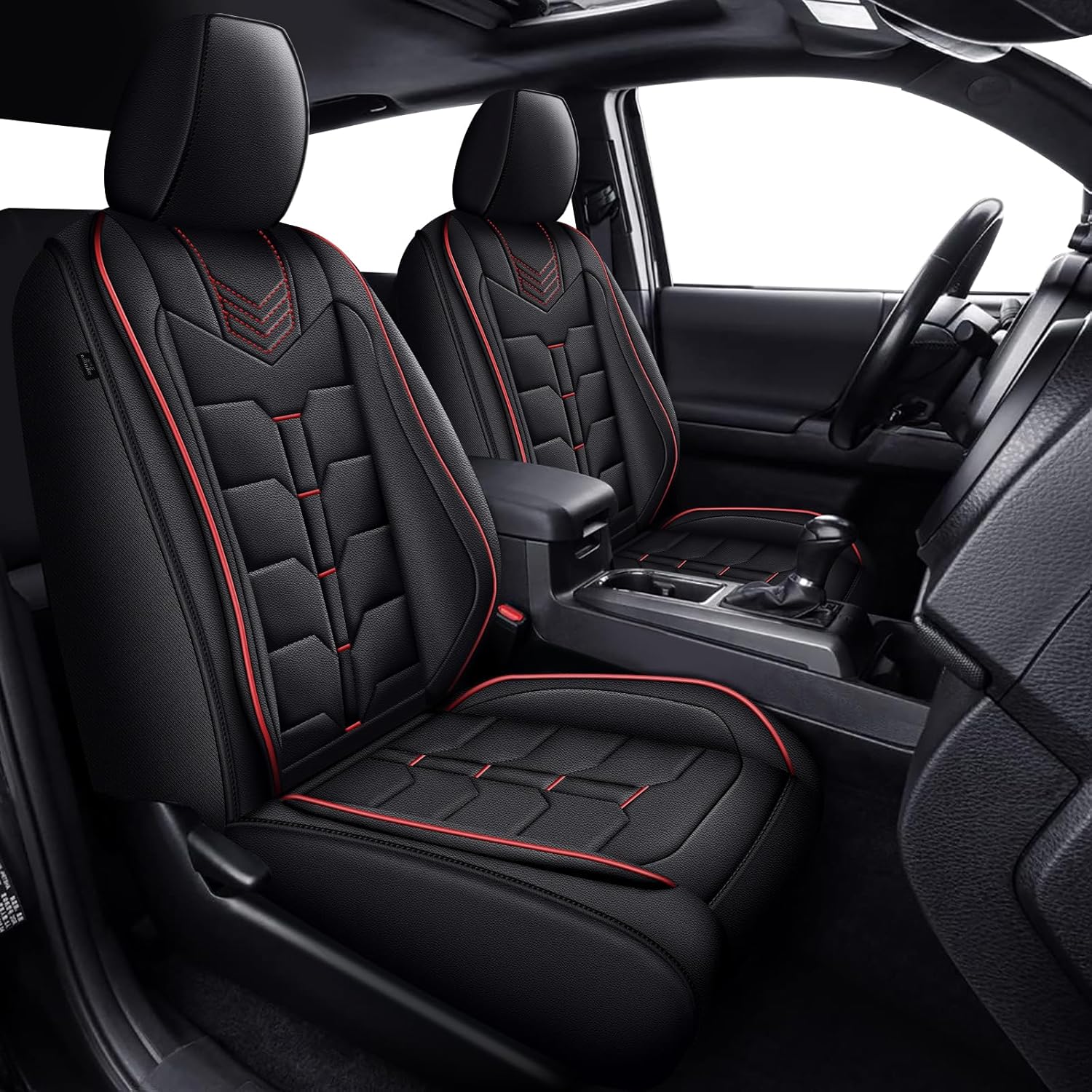 Custom Fit Seat Covers for Tacoma 2024 2025 - Redline Style