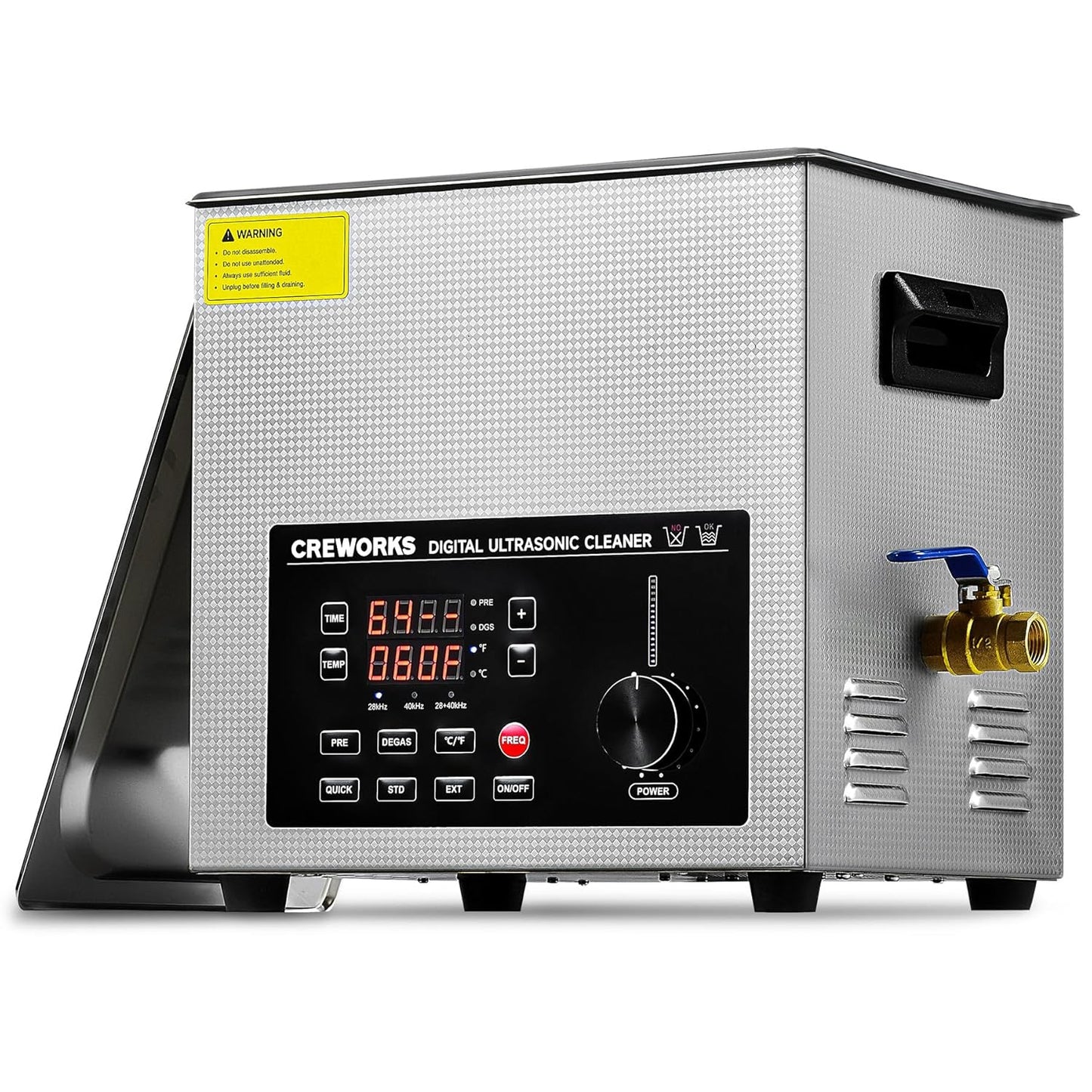 CREWORKS Dual Frequency Ultrasonic Cleaner for Auto Parts