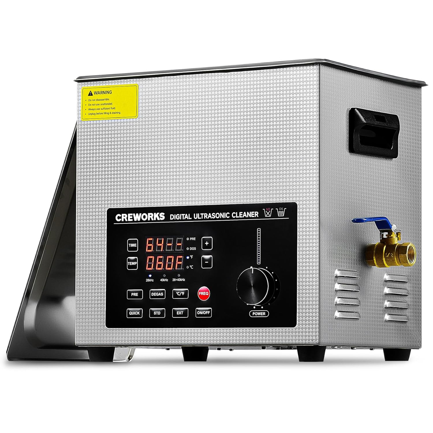 CREWORKS Dual Frequency Ultrasonic Cleaner for Auto Parts