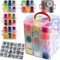 Embroidery Floss Set 301 Pieces with 5-Tier Organizer - Complete
