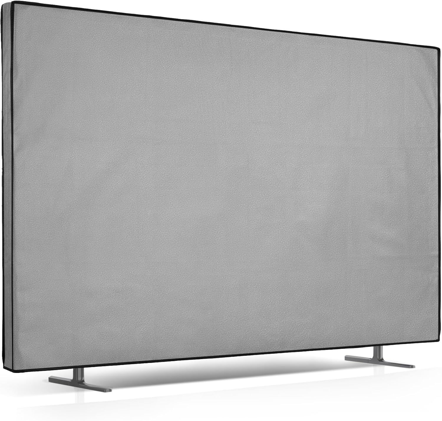 kwmobile Dust Cover for 85in TV - Light Grey Fabric Protector
