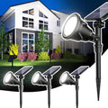 Solar Outdoor Spot Lights 600LM 4Pack - Bright Waterproof Yard