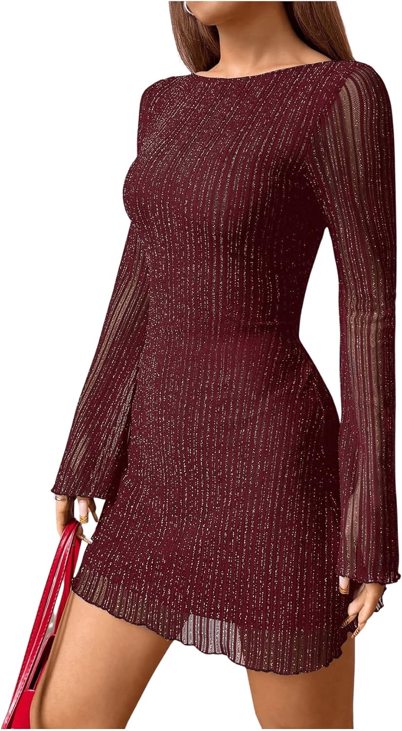 Cheetah Print Mini Dress for Women - Stylish Bell Sleeve Design
