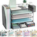 Youbetia 5-Tier Paper Tray Organizer - Office Desk Essentials
