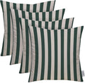 Sunbrella 20in Square Throw Pillows Set of 4 - Mason Forest Green