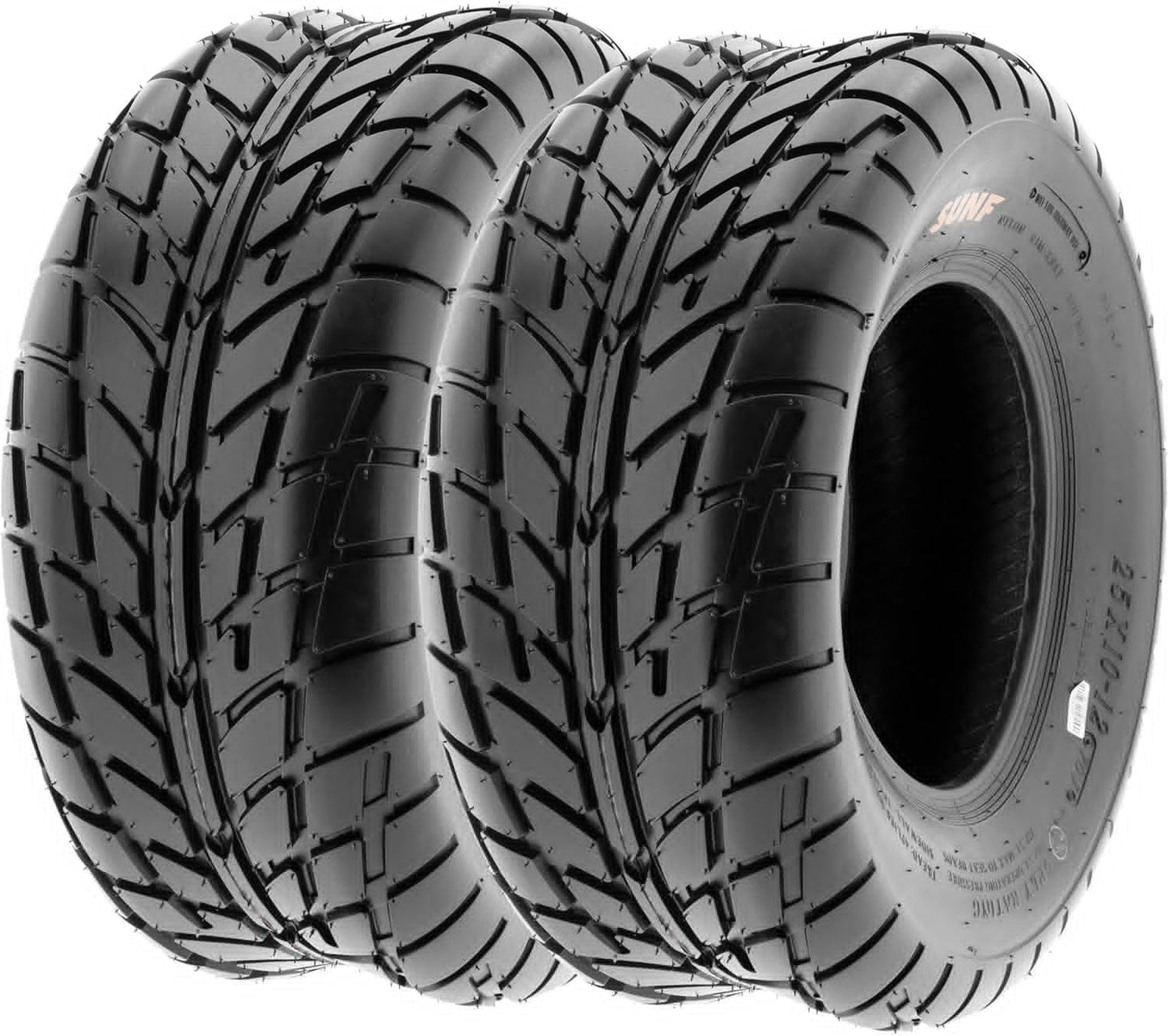 Pair of 2 SunF A021 TT Sport ATV UTV Dirt Track Tires 25x10-12