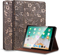 Genuine Leather iPad 9.7 in Folio Case for 2018/2017 iPad Air Fits