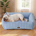 Bedsure Washable Dog Bed for Medium Dogs - Cozy Raised Sides Sleep