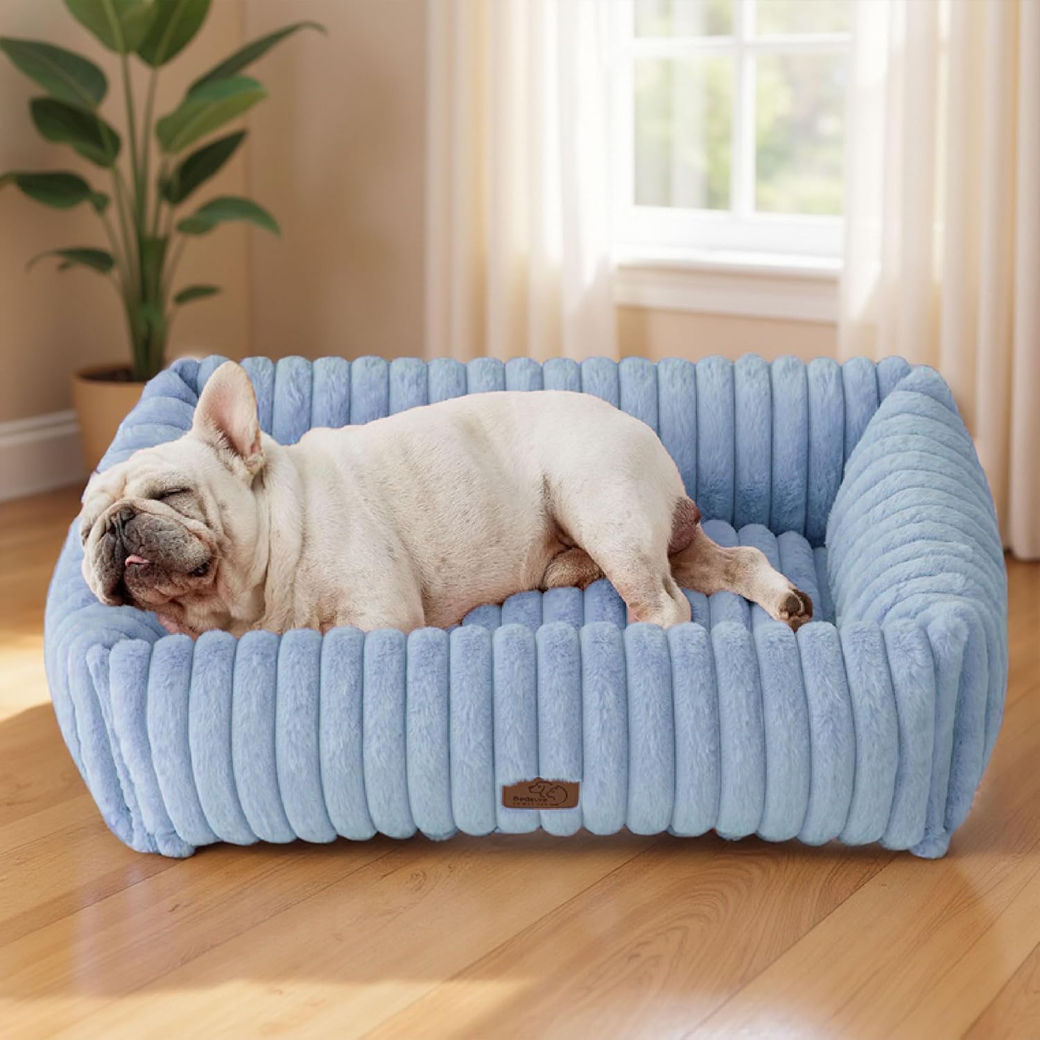 Washable Dog Bed for Medium Dogs - Cozy Orthopedic Pet Bed