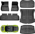 KARPAL Floor Mats Fit Tesla Model 3 (2021-2023) - 6PCS All-Weather Set