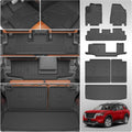 Floor Mats Compatible with 2022-2025 Nissan Pathfinder - All-Weather