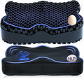Enlarged 19.7 in Gel Seat Cushion for Office and Car - Thick Coccyx