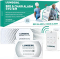 Lunderg Bed Alarm for Elderly Adults & Chair Alarm Set - Caregiver
