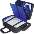 USA Gear PS5 Carrying Case for Travel with Adjustable Interior