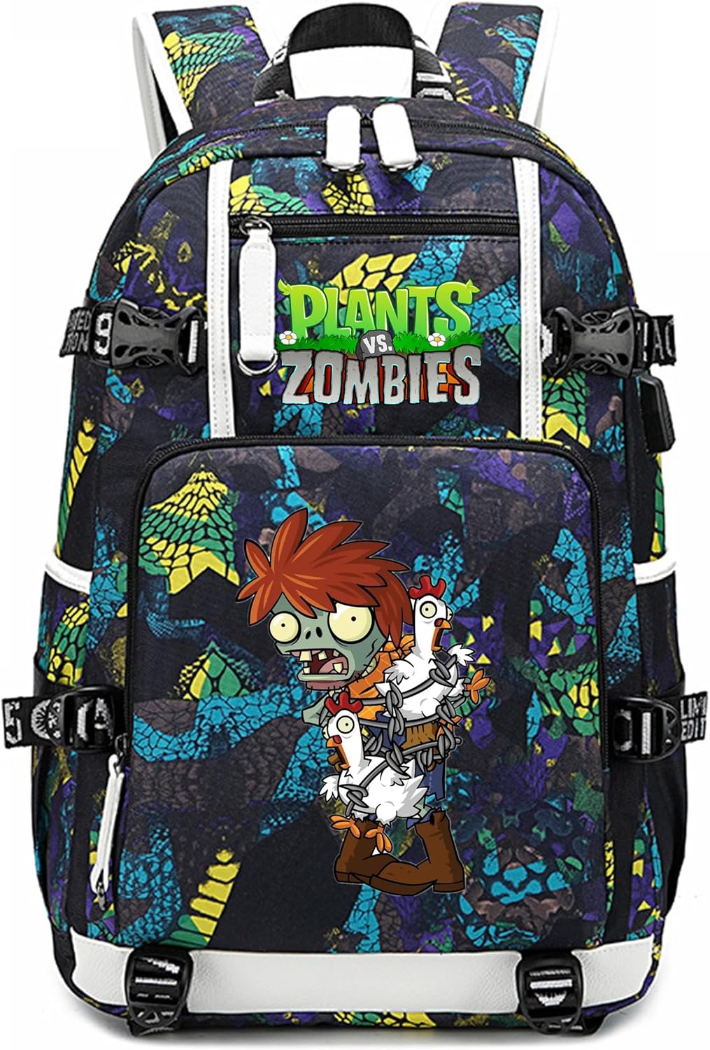 ISaikoy Plants vs. Zombies Backpack for School and Travel