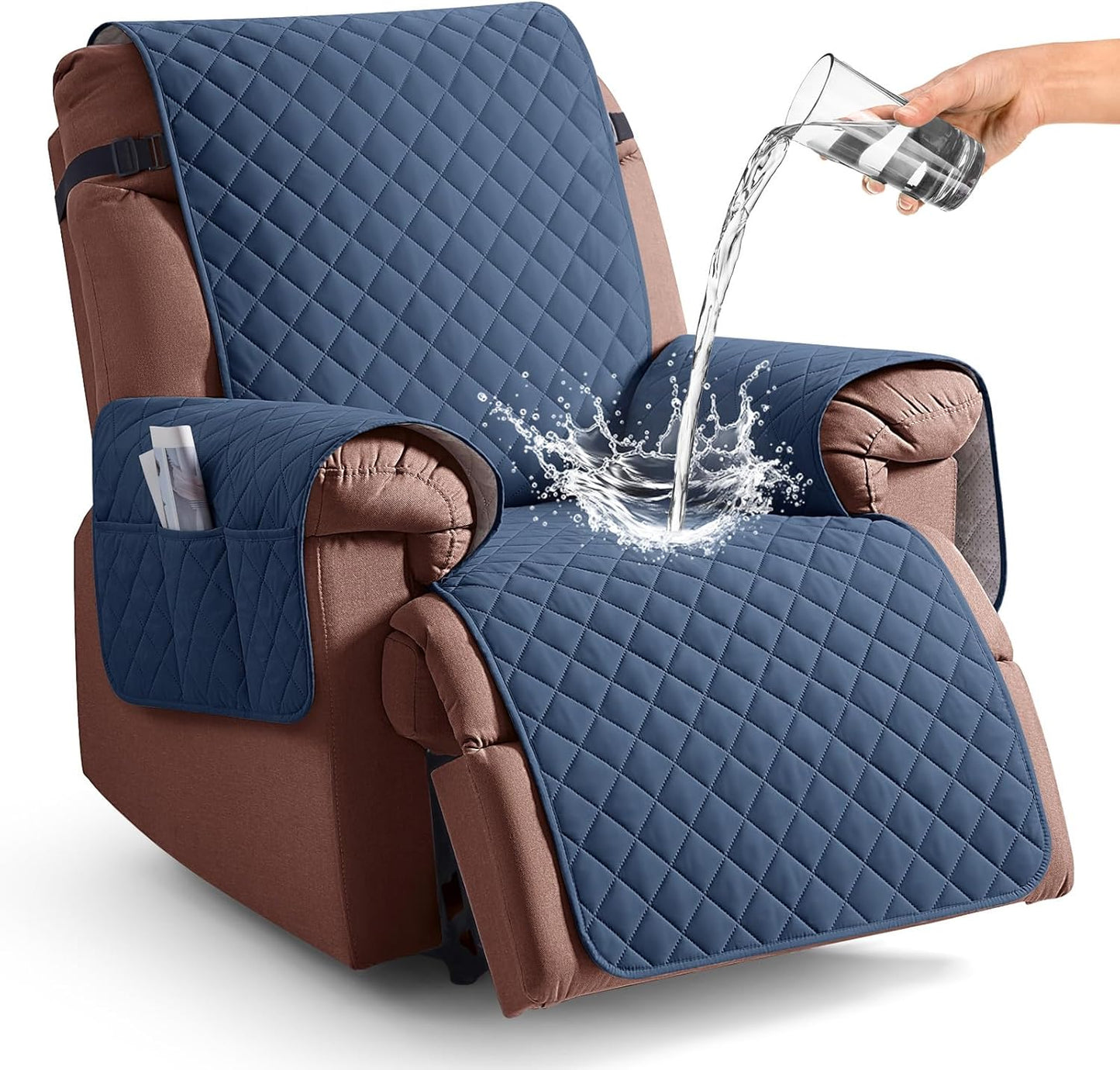 KinCam 100% Waterproof Recliner Chair Cover for Pets & Kids