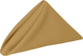 Ultimate Textile Cloth Napkins 17x17in Gold Set of 60 - Washable