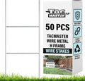 Wire Metal Yard Sign H Stakes for 4mm Corrugated Panels - Durable 50