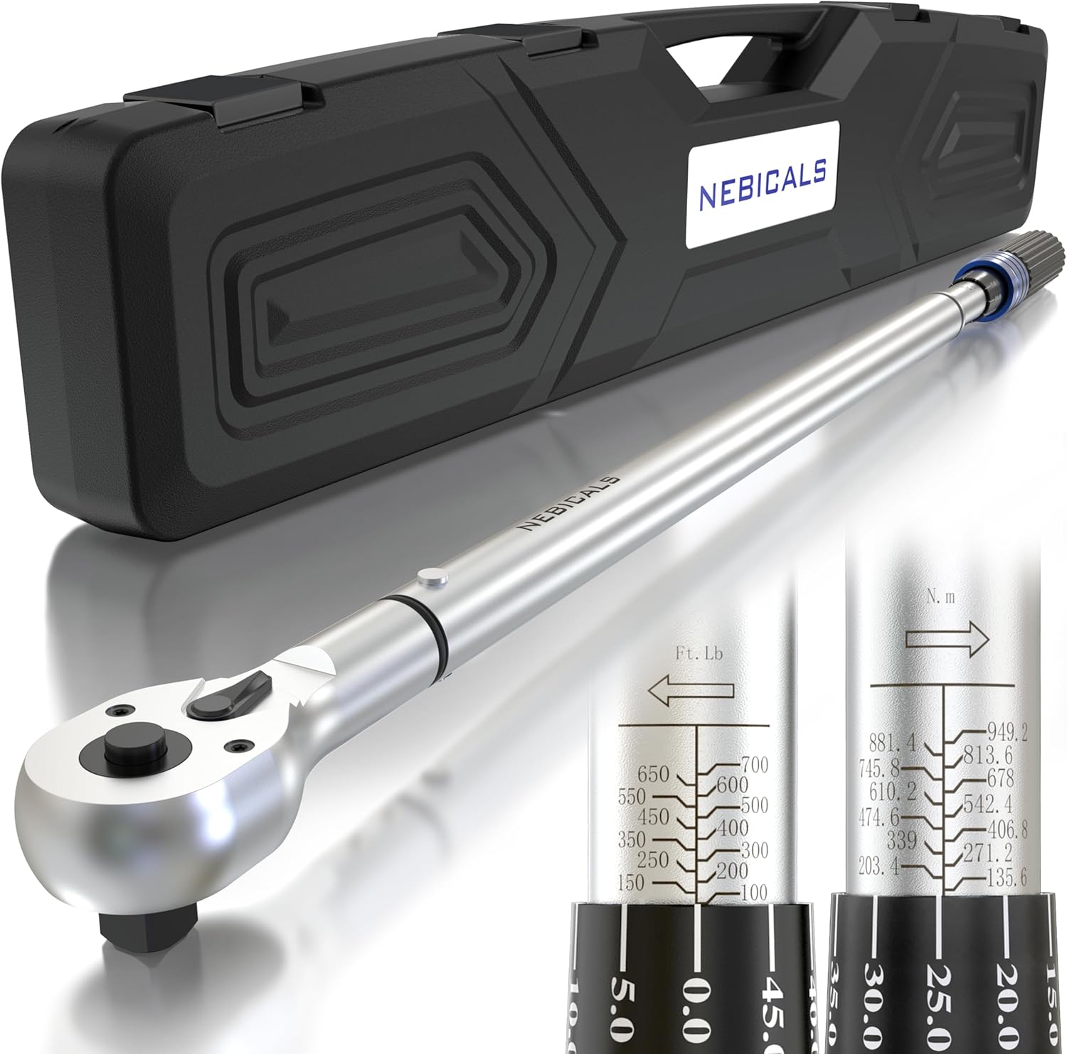 3/4 Inch Drive Torque Wrench for Heavy-Duty Applications
