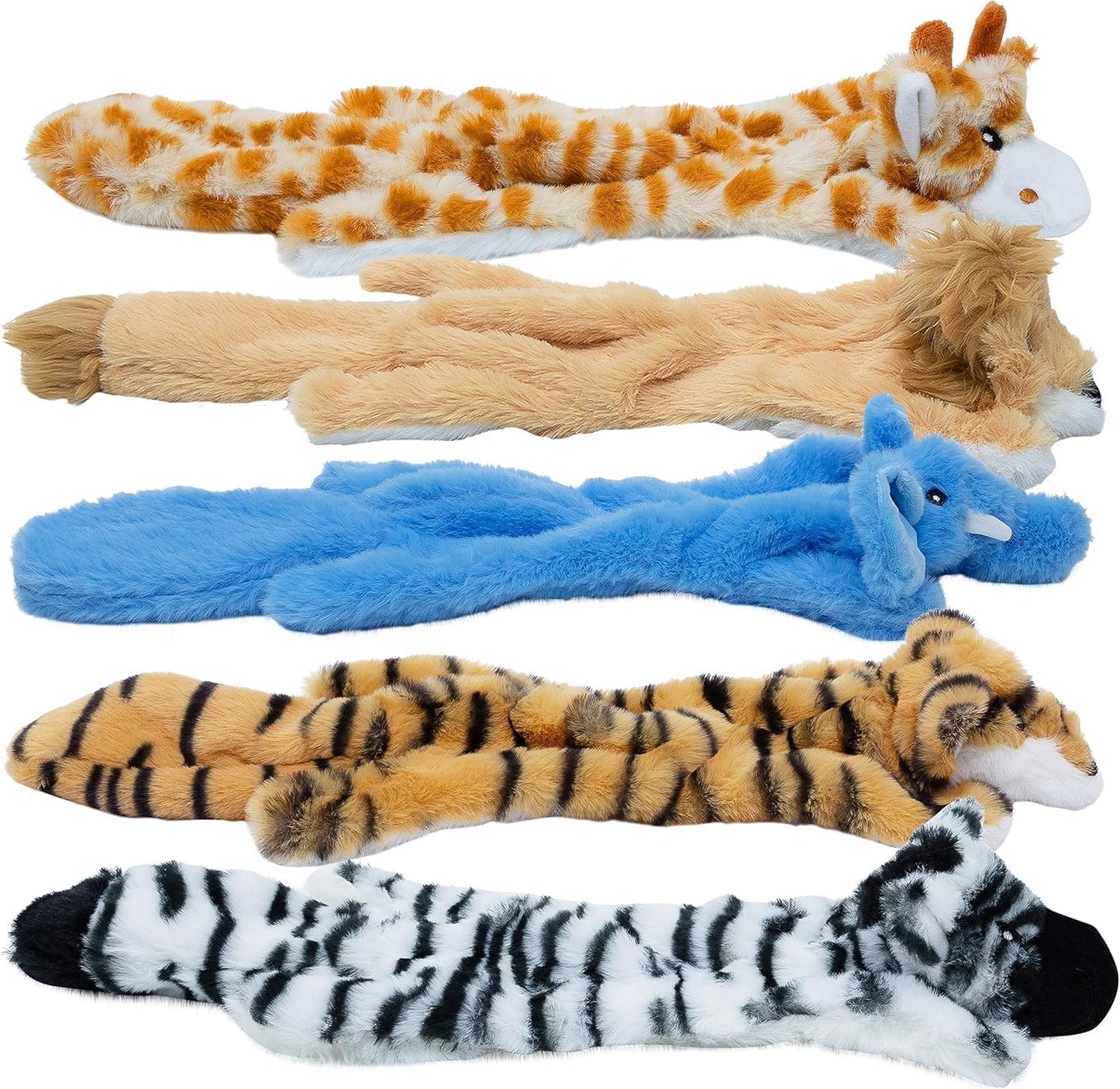 WOOF WONDERS: Stuffing-Free Squeaky Dog Toy Set